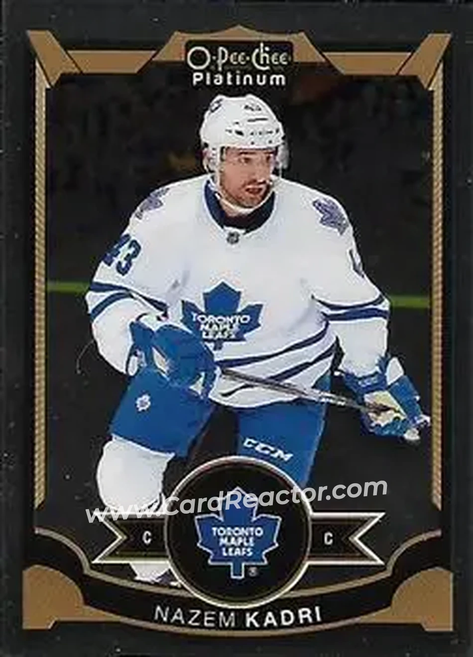 2015-16 O-Pee-Chee Platinum #21 - Nazem Kadri - Toronto Maple Leafs - Front