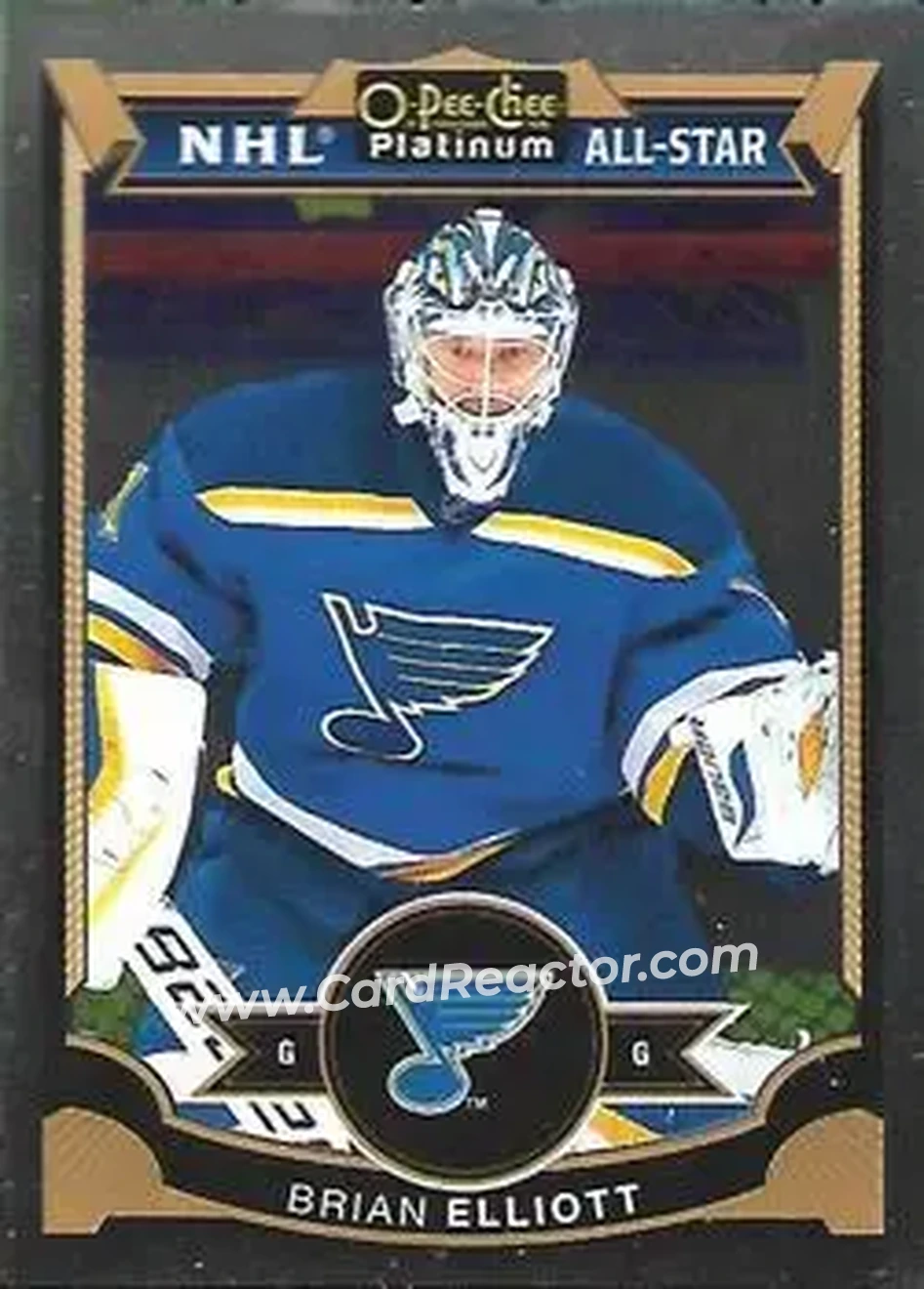 2015-16 O-Pee-Chee Platinum #24 - Brian Elliott - St. Louis Blues - Front