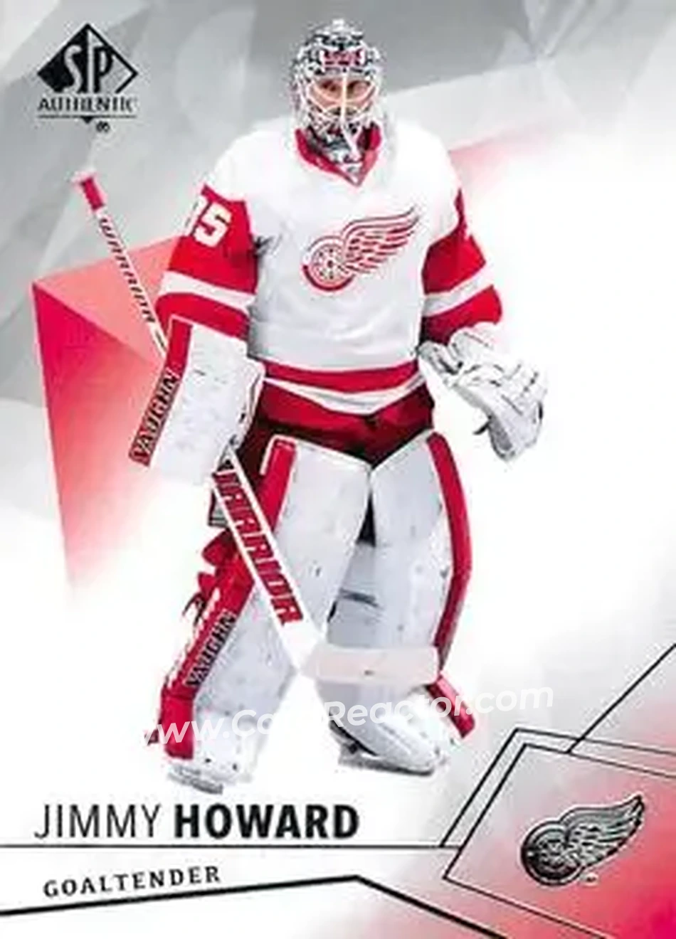 2015-16 SP Authentic #4 - Jimmy Howard - Detroit Red Wings - Front