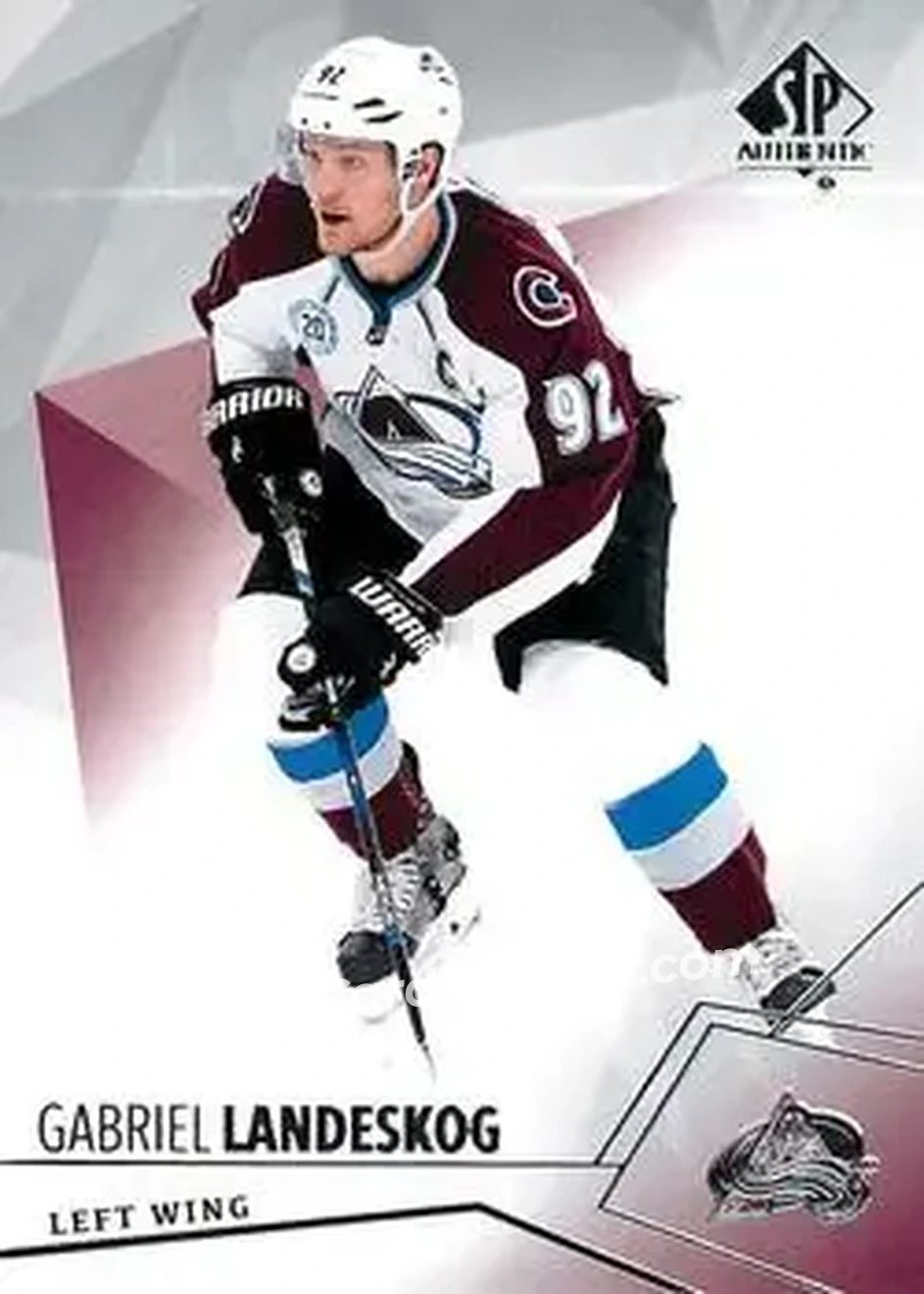 2015-16 SP Authentic #7 - Gabriel Landeskog - Colorado Avalanche - Front