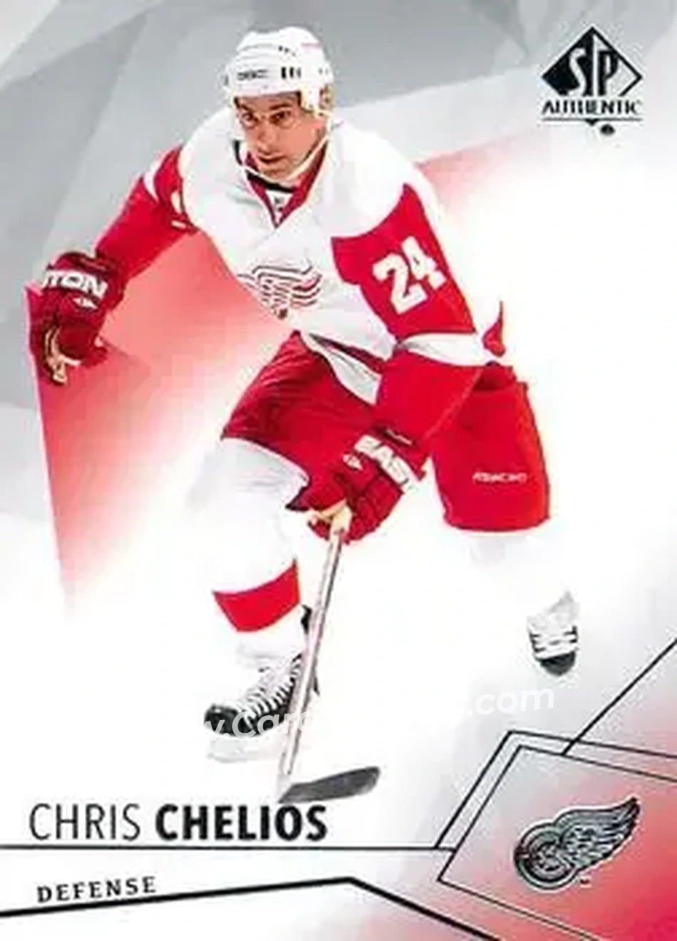 2015-16 SP Authentic #8 - Chris Chelios - Detroit Red Wings - Front