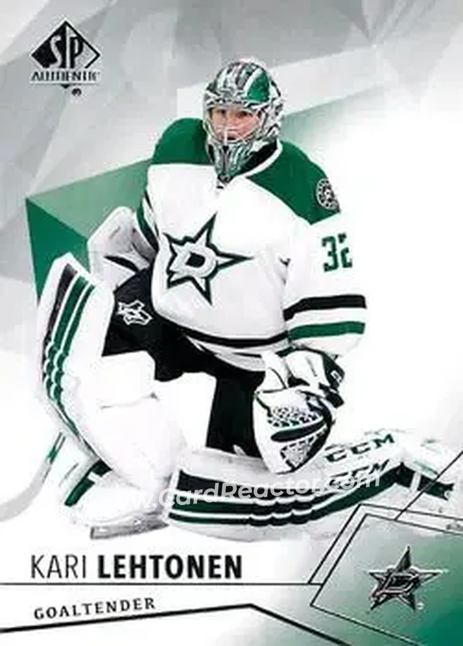 2015-16 SP Authentic #9 - Kari Lehtonen - Dallas Stars - Front