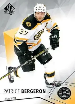 2015-16 SP Authentic #12 - Patrice Bergeron - Boston Bruins