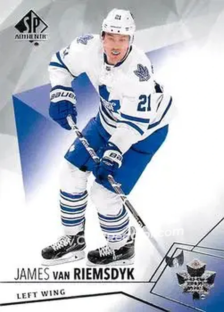 2015-16 SP Authentic #18 - James van Riemsdyk - Toronto Maple Leafs - Front
