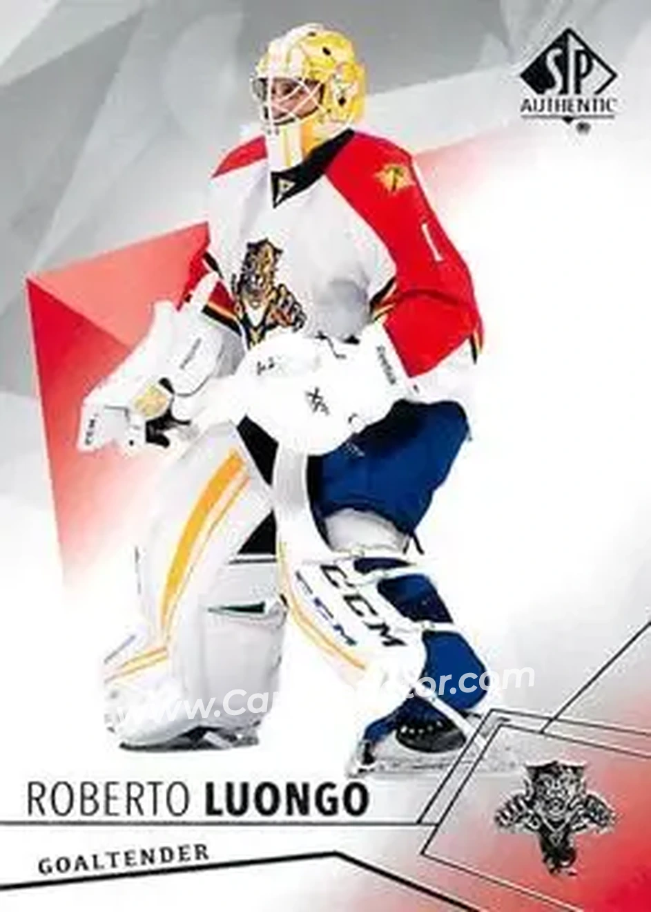 2015-16 SP Authentic #23 - Roberto Luongo - Florida Panthers - Front