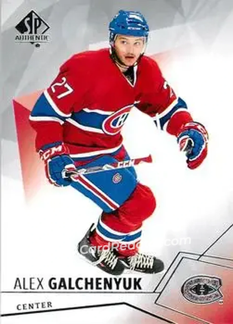 2015-16 SP Authentic #24 - Alex Galchenyuk - Montreal Canadiens - Front