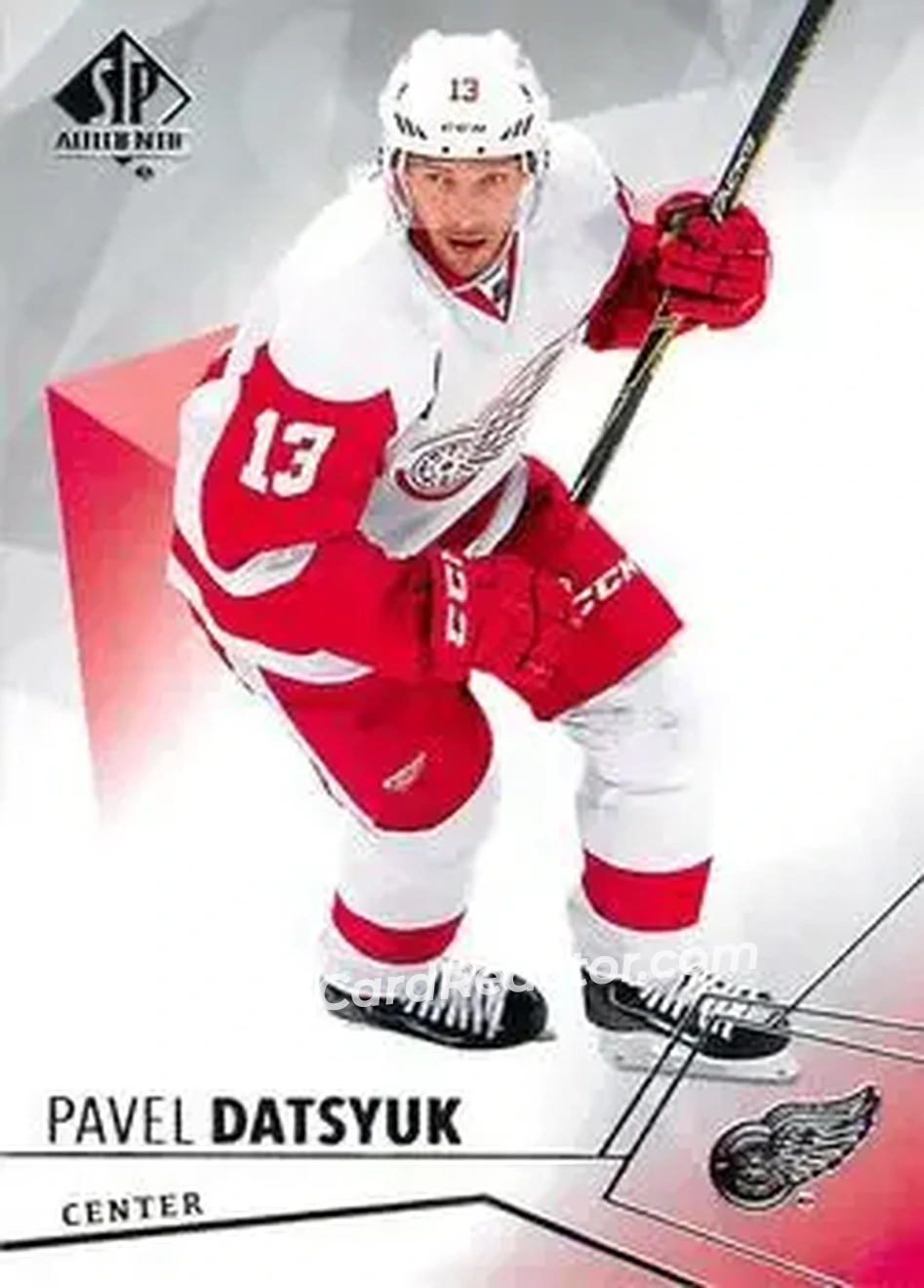2015-16 SP Authentic #27 - Pavel Datsyuk - Detroit Red Wings - Front