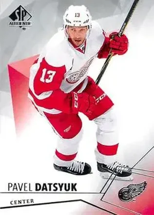 2015-16 SP Authentic #27 - Pavel Datsyuk - Detroit Red Wings