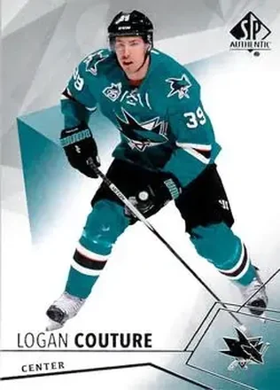 2015-16 SP Authentic #28 - Logan Couture - San Jose Sharks