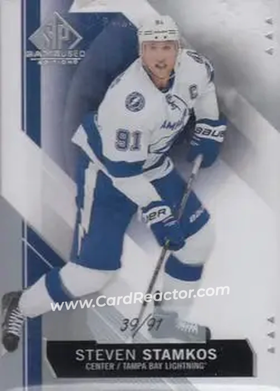 2015-16 SP Game Used #4 - Steven Stamkos - Tampa Bay Lightning - Front