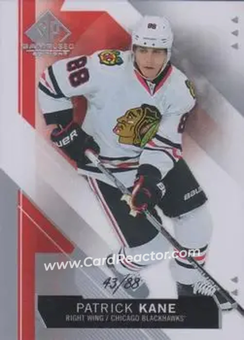 2015-16 SP Game Used #10 - Patrick Kane - Chicago Blackhawks - Front