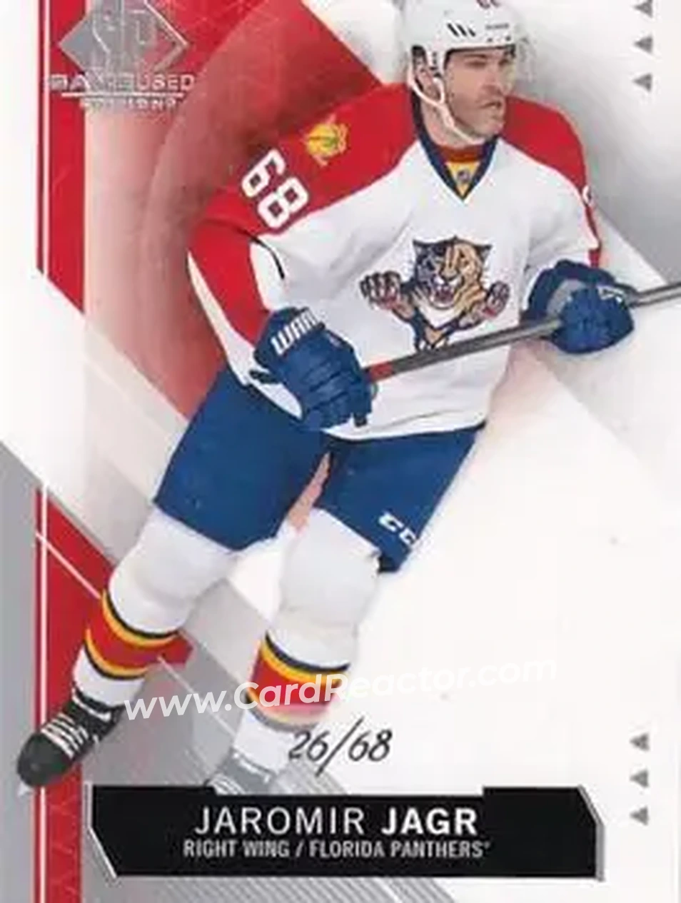 2015-16 SP Game Used #24 - Jaromir Jagr - Florida Panthers - Front