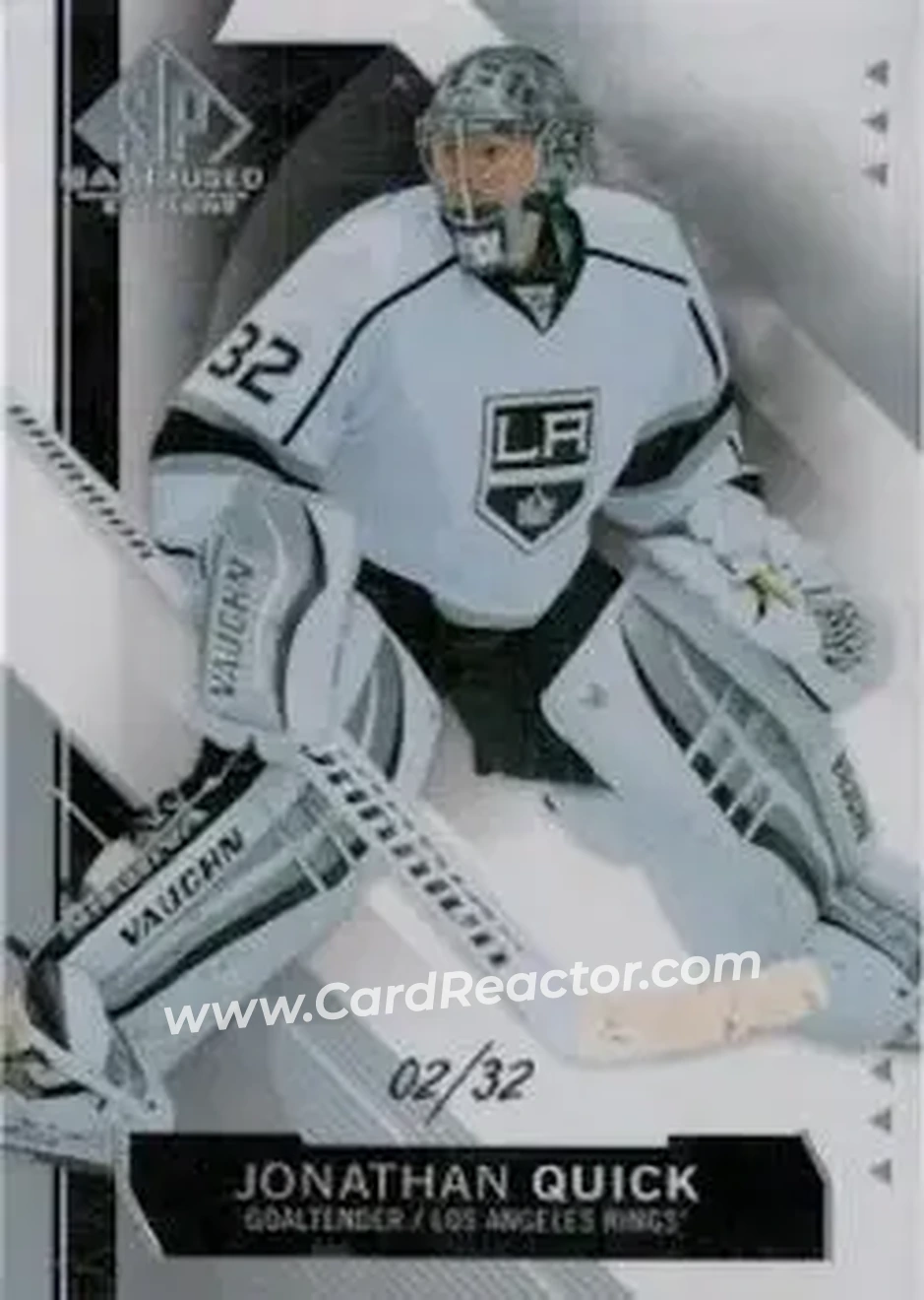 2015-16 SP Game Used #45 - Jonathan Quick - Los Angeles Kings - Front