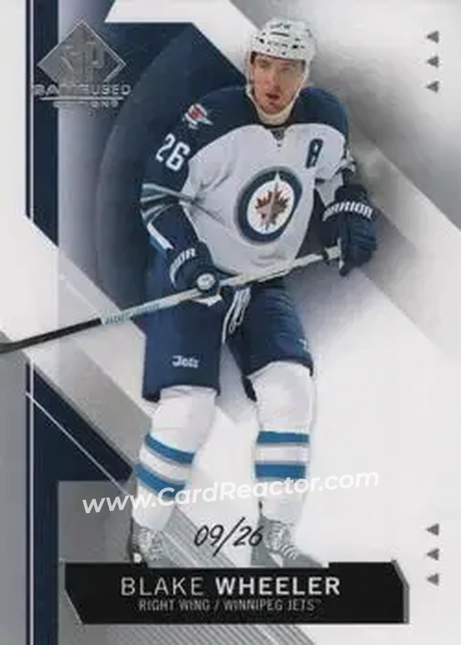 2015-16 SP Game Used #59 - Blake Wheeler - Winnipeg Jets - Front