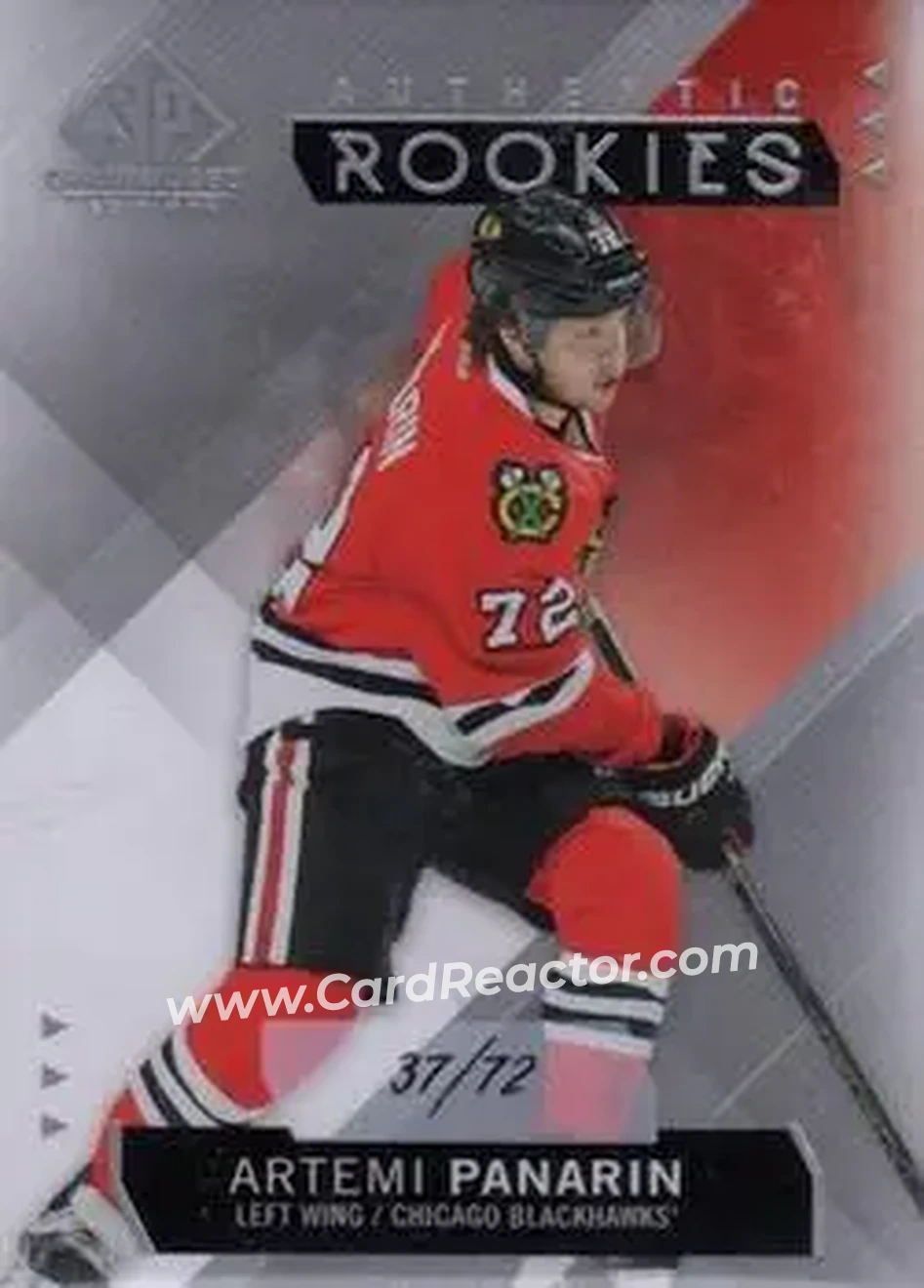 2015-16 SP Game Used #105 - Artemi Panarin - Chicago Blackhawks - Front