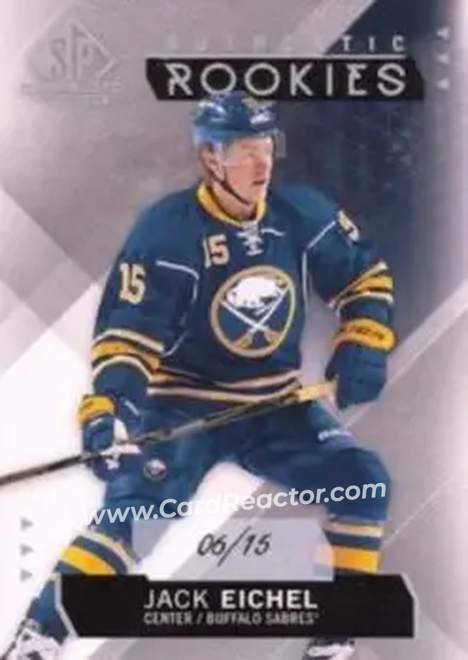 2015-16 SP Game Used #127 - Jack Eichel - Buffalo Sabres - Front