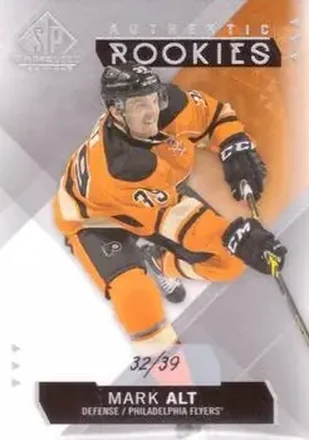 2015-16 SP Game Used #154 - Mark Alt - Philadelphia Flyers