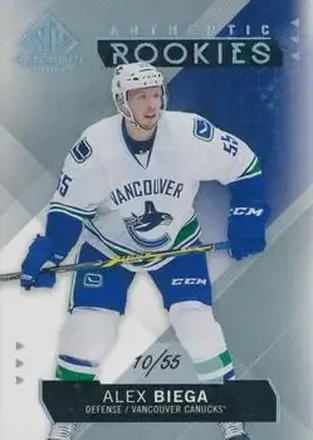2015-16 SP Game Used #166 - Alex Biega - Vancouver Canucks