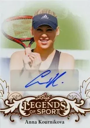 2015 Leaf Legends of Sport #BA-AK2 - Anna Kournikova