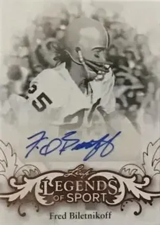 2015 Leaf Legends of Sport #BA-FB1 - Fred Biletnikoff - Oakland Raiders