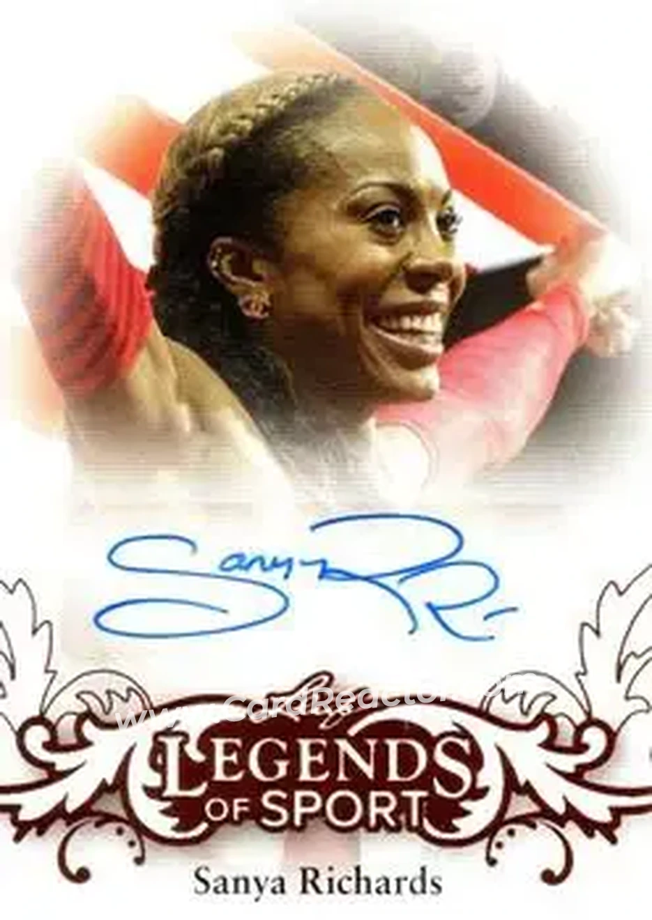 2015 Leaf Legends of Sport #BA-SR1 - Sanya Richards