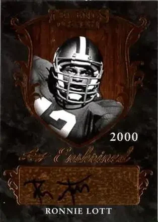 2015 Leaf Legends of Sport - Enshrined Autographs Bronze Foil #EA-RL1 - Ronnie Lott - San Francisco 49ers
