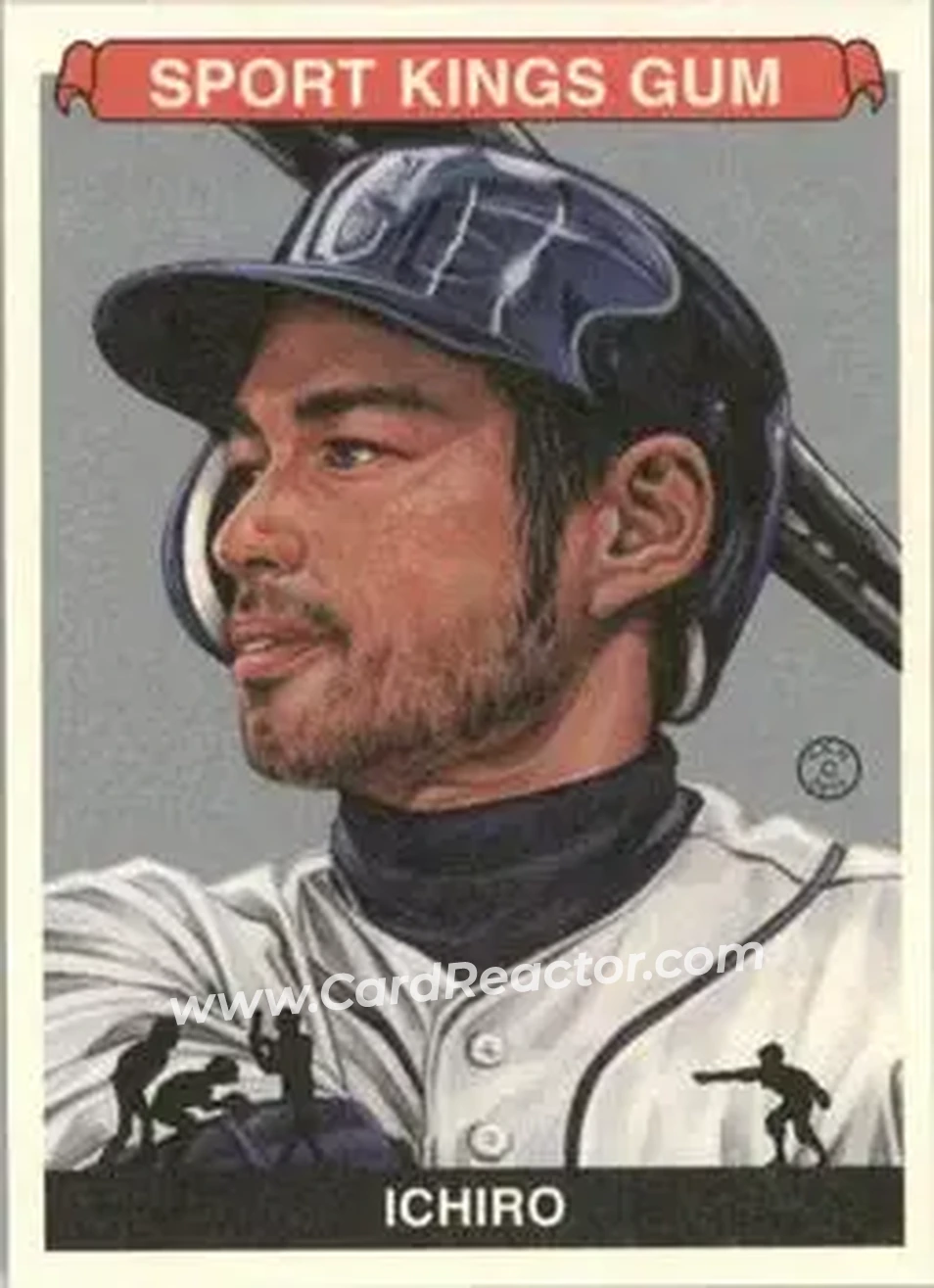 2015 Leaf Sportkings #002 - Ichiro - Front 2015 Leaf Sportkings #002 - Ichiro - Front