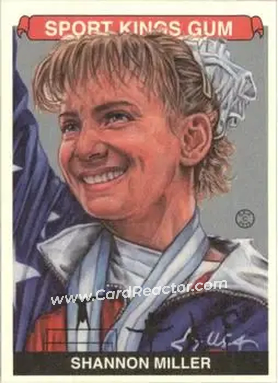 2015 Leaf Sportkings #008 - Shannon Miller - Front