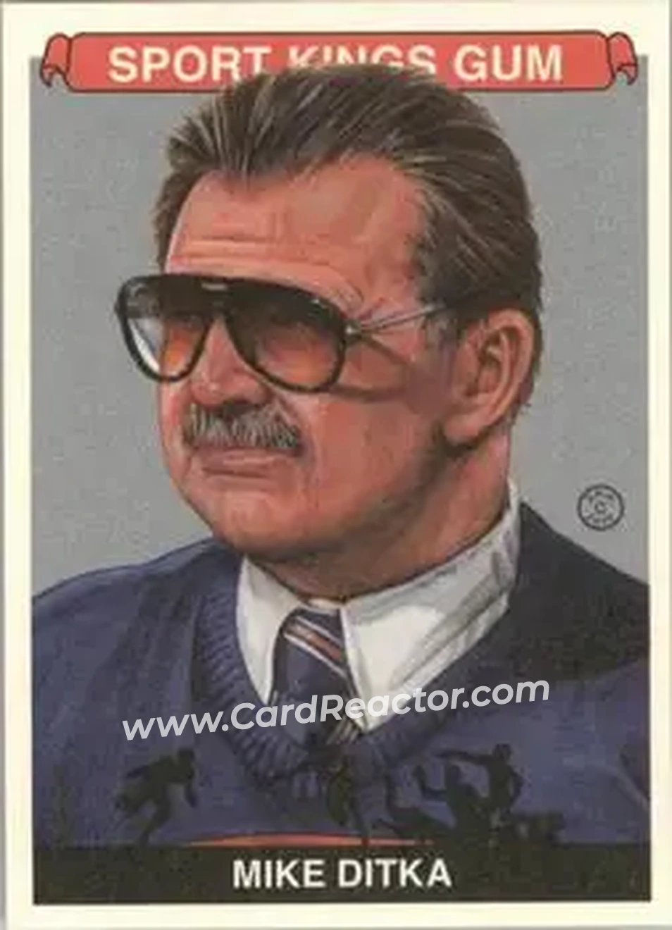2015 Leaf Sportkings #021 - Mike Ditka - Front