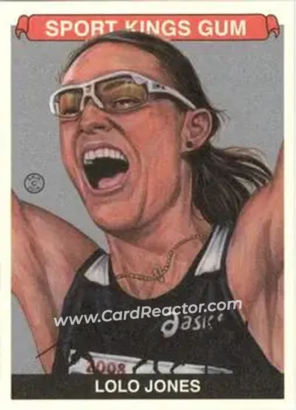 2015 Leaf Sportkings #023 - Lolo Jones - Front