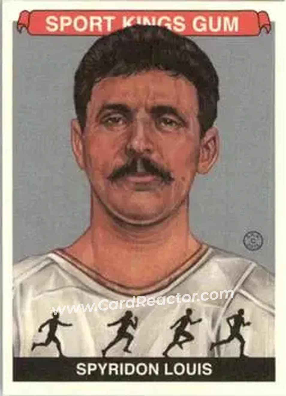 2015 Leaf Sportkings #041 - Spyridon Louis - Front