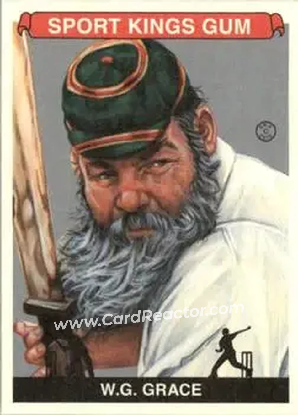 2015 Leaf Sportkings #042 - W.G. Grace - England - Front