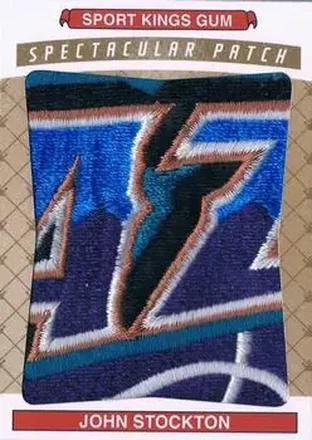 2015 Leaf Sportkings - Spectacular Patch #SP-JS - John Stockton - Utah Jazz