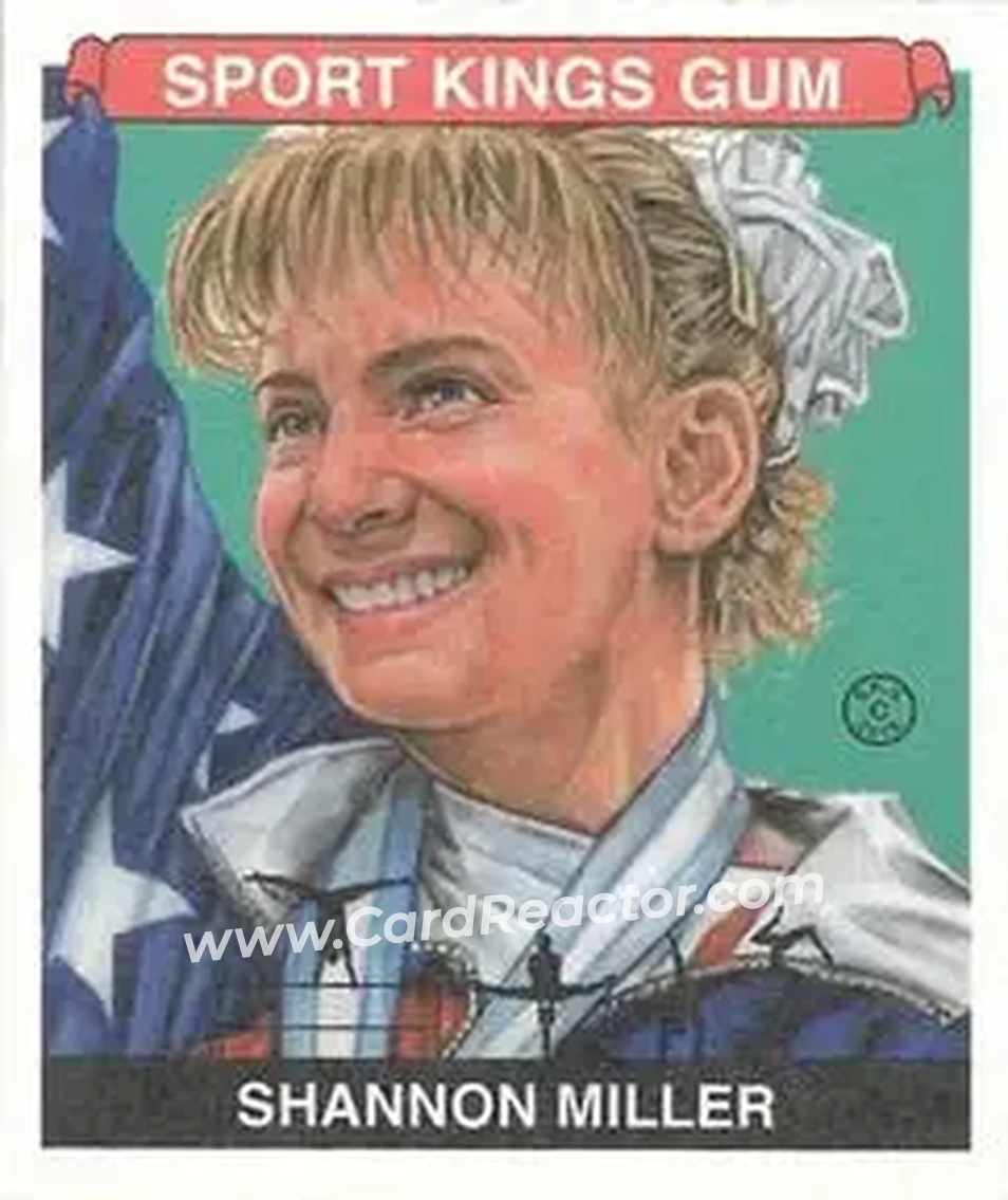 2015 Leaf Sportkings - Mini Green #008 - Shannon Miller - Front