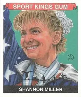 2015 Leaf Sportkings - Mini Green #008 - Shannon Miller