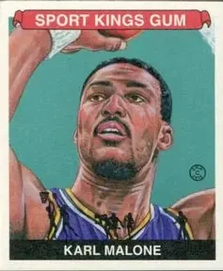 2015 Leaf Sportkings - Mini Green #009 - Karl Malone - Utah Jazz
