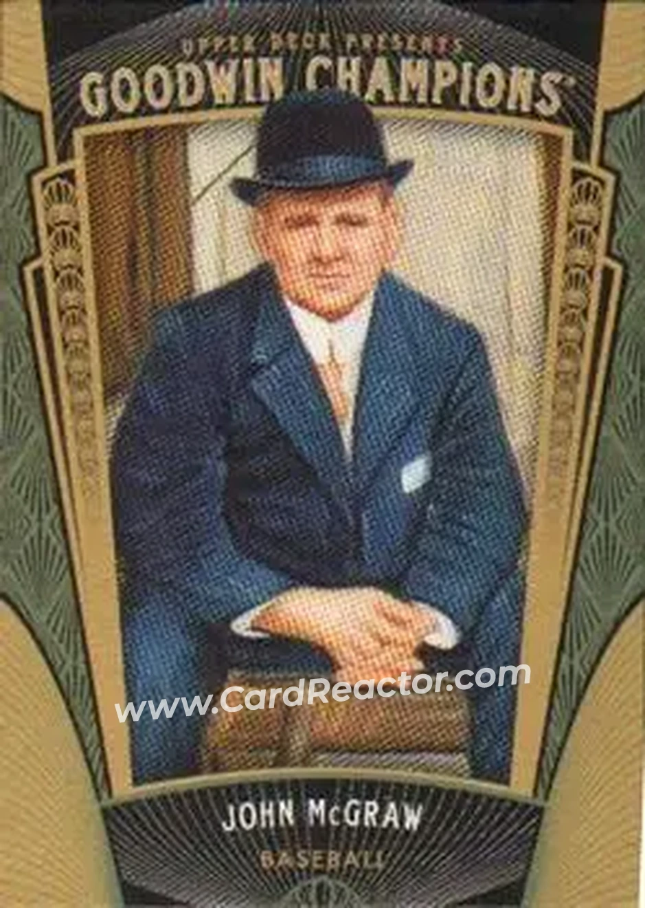 2015 Upper Deck Goodwin Champions #3 - John McGraw - Front