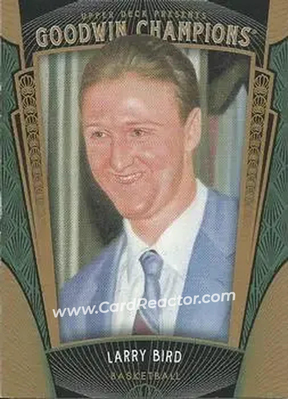 2015 Upper Deck Goodwin Champions #4 - Larry Bird - Front
