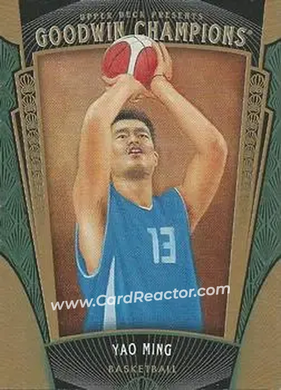 2015 Upper Deck Goodwin Champions #9 - Yao Ming - Front