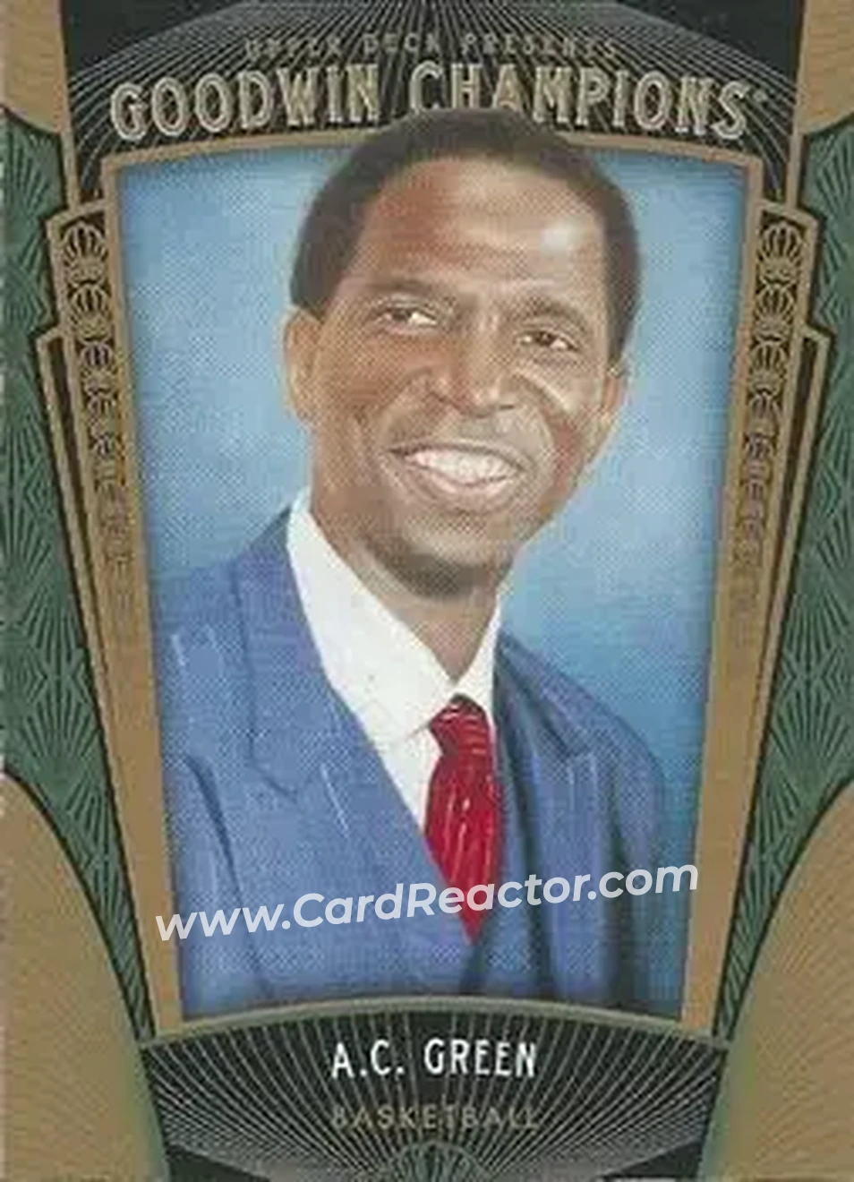 2015 Upper Deck Goodwin Champions #14 - A.C. Green - Front