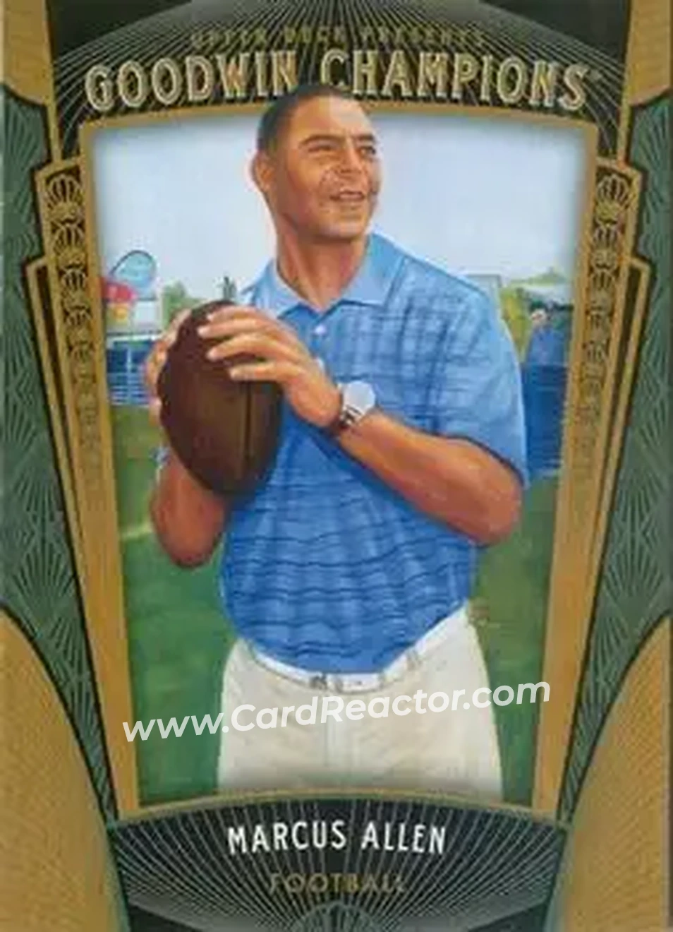2015 Upper Deck Goodwin Champions #18 - Marcus Allen - Front