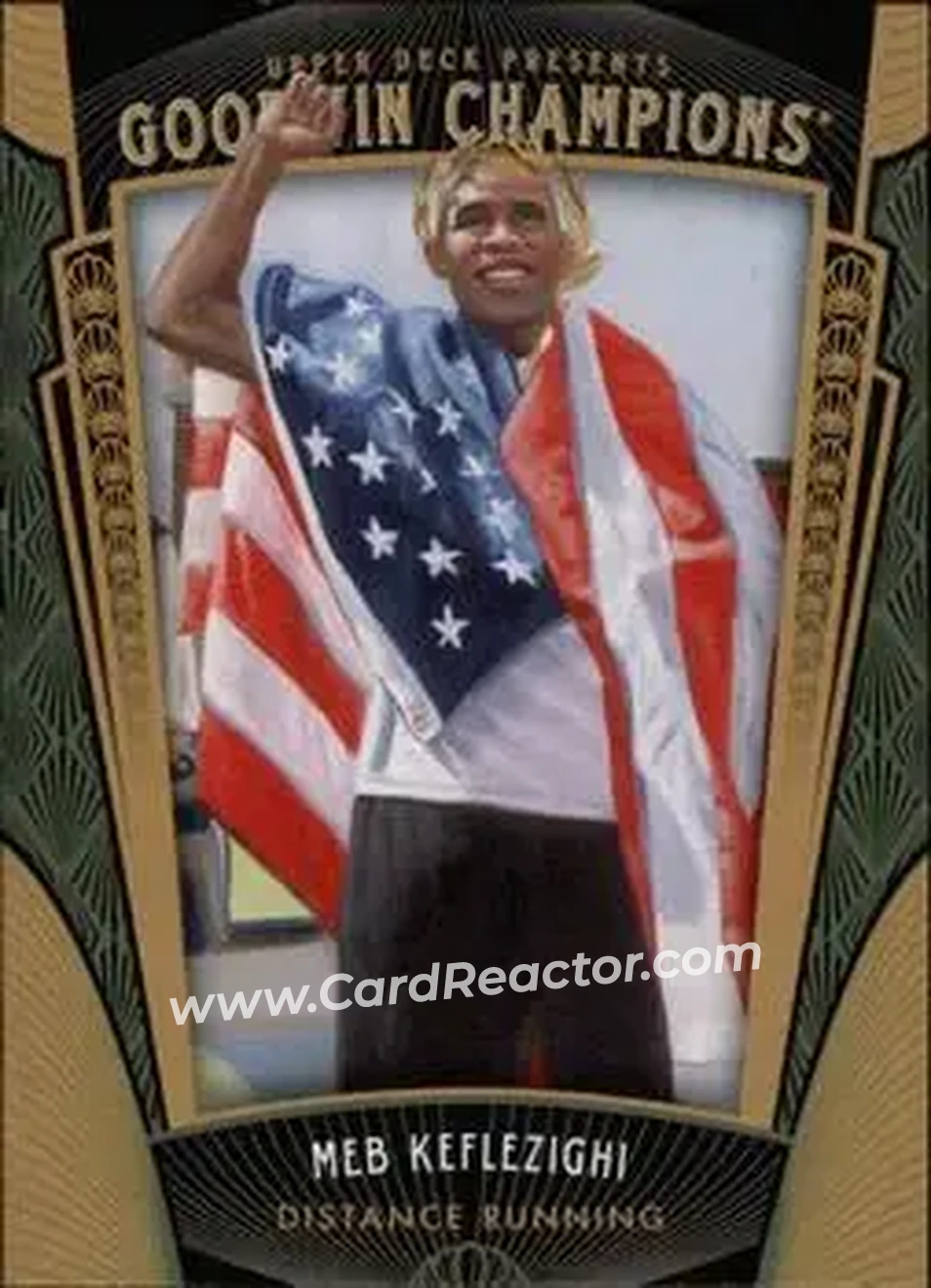 2015 Upper Deck Goodwin Champions #19 - Meb Keflezighi - Front