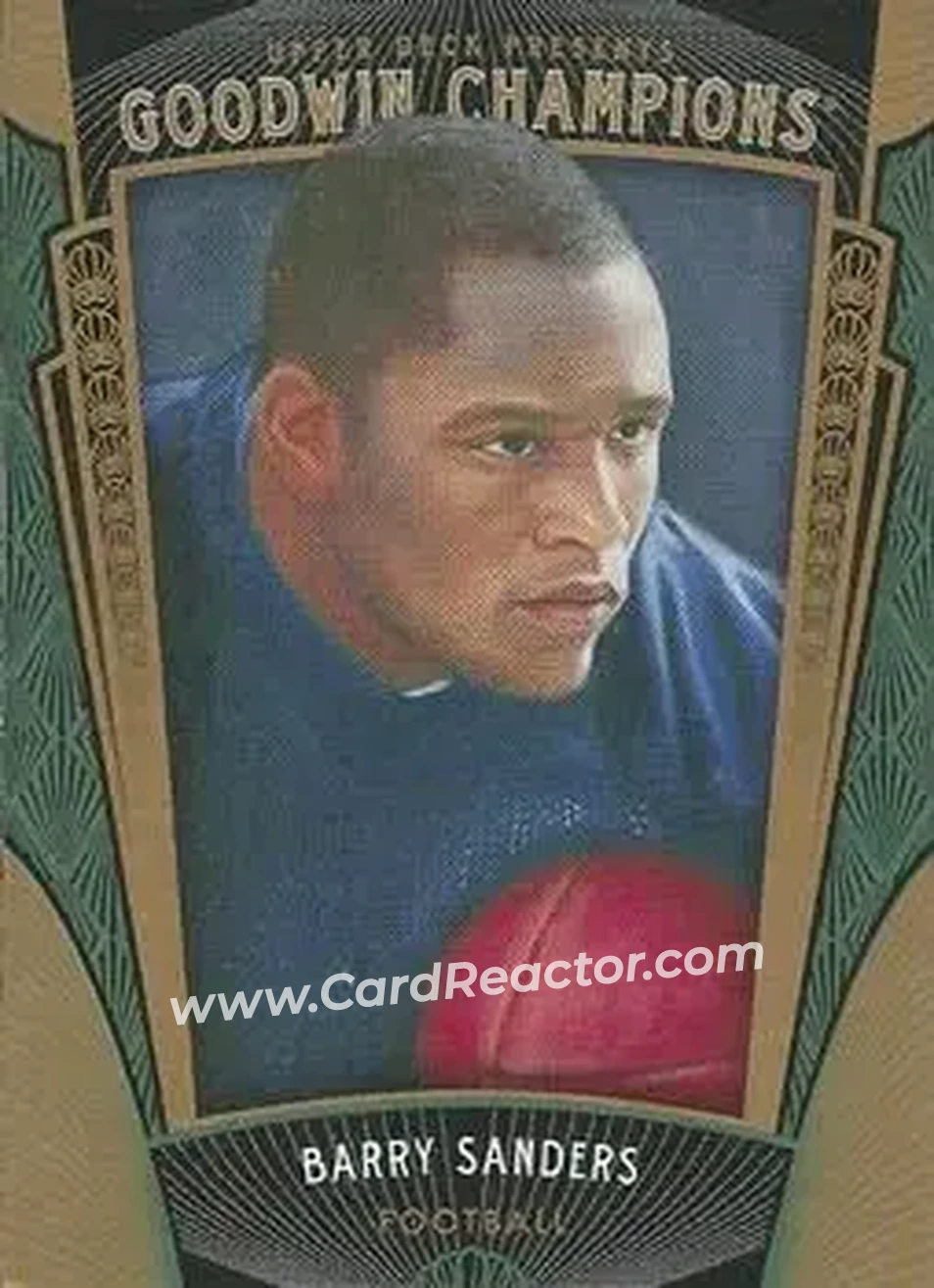 2015 Upper Deck Goodwin Champions #27 - Barry Sanders - Front
