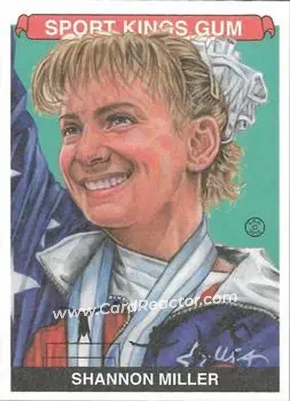 2015 Leaf Sportkings - Green #008 - Shannon Miller - Front