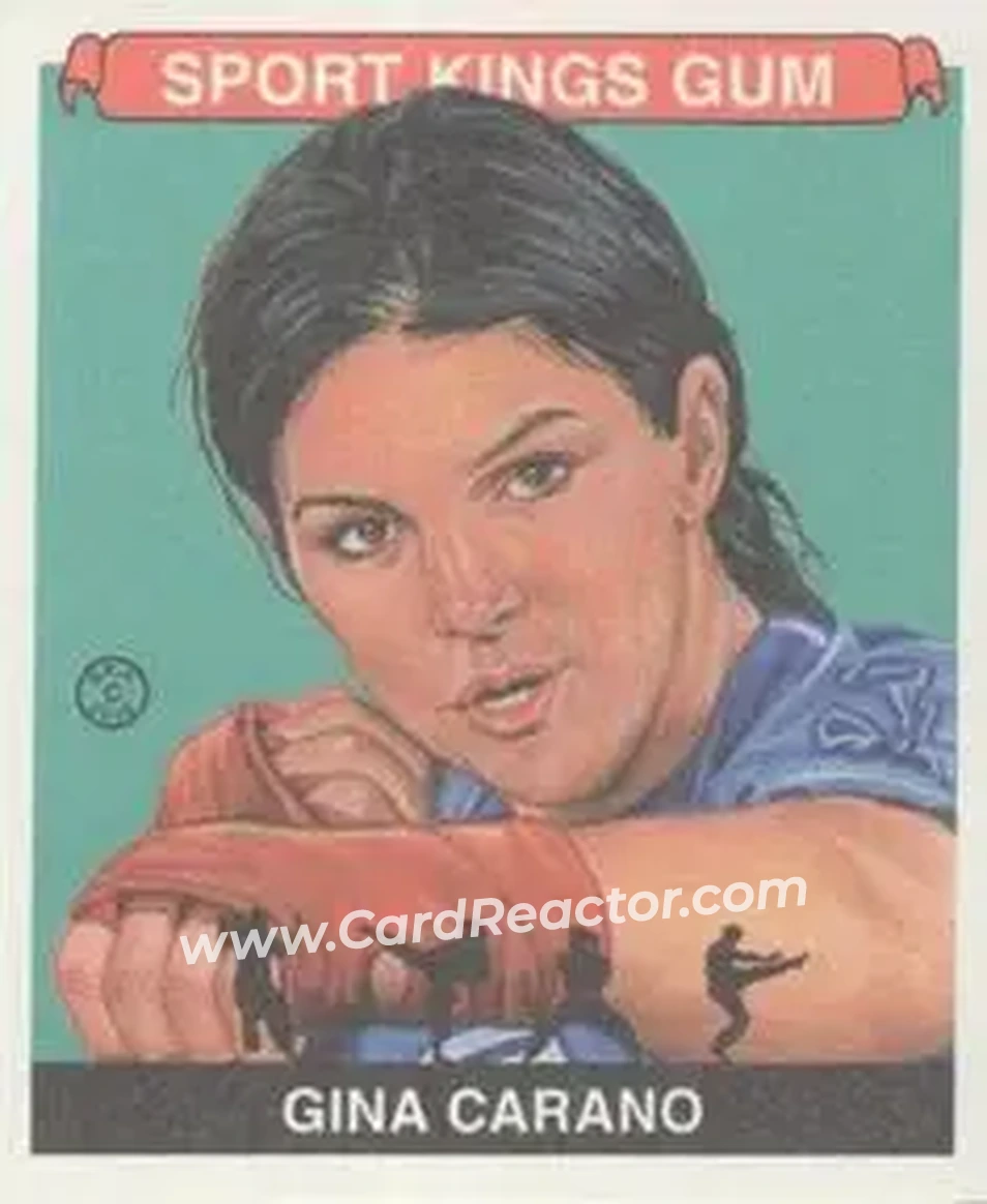 2015 Leaf Sportkings - Mini Green #033 - Gina Carano