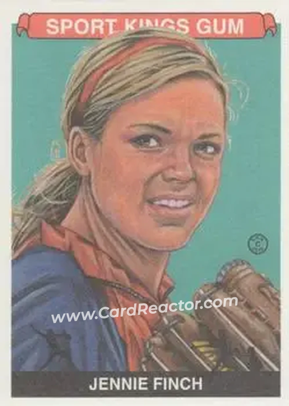 2015 Leaf Sportkings - Green #024 - Jennie Finch - Front