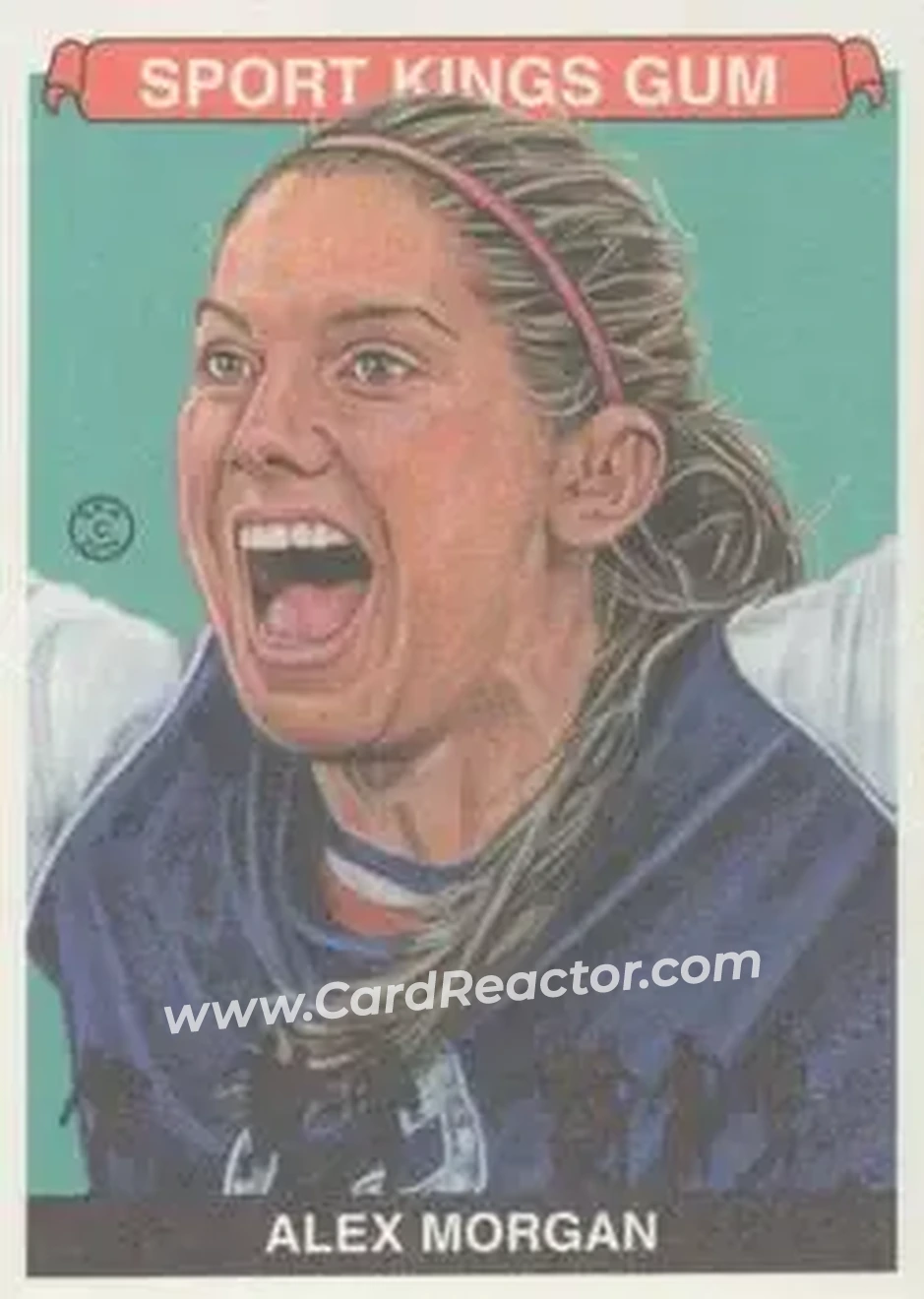 2015 Leaf Sportkings - Green #027 - Alex Morgan - Front