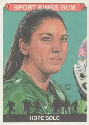 2015 Leaf Sportkings - Green #031 - Hope Solo