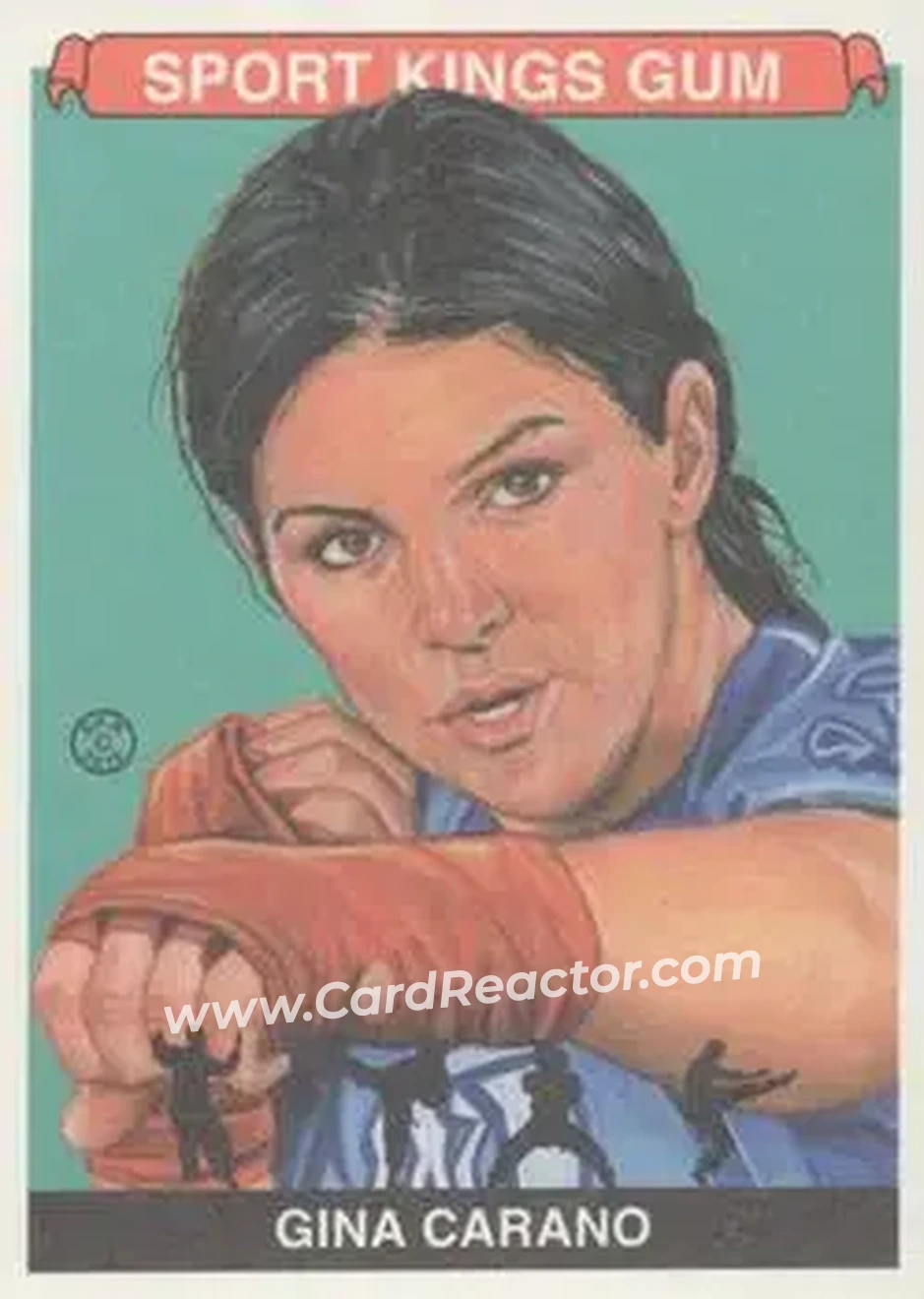 2015 Leaf Sportkings - Green #033 - Gina Carano