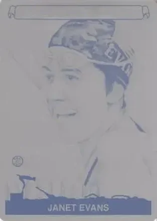 2015 Leaf Sportkings - Printing Plate Black #026 - Janet Evans
